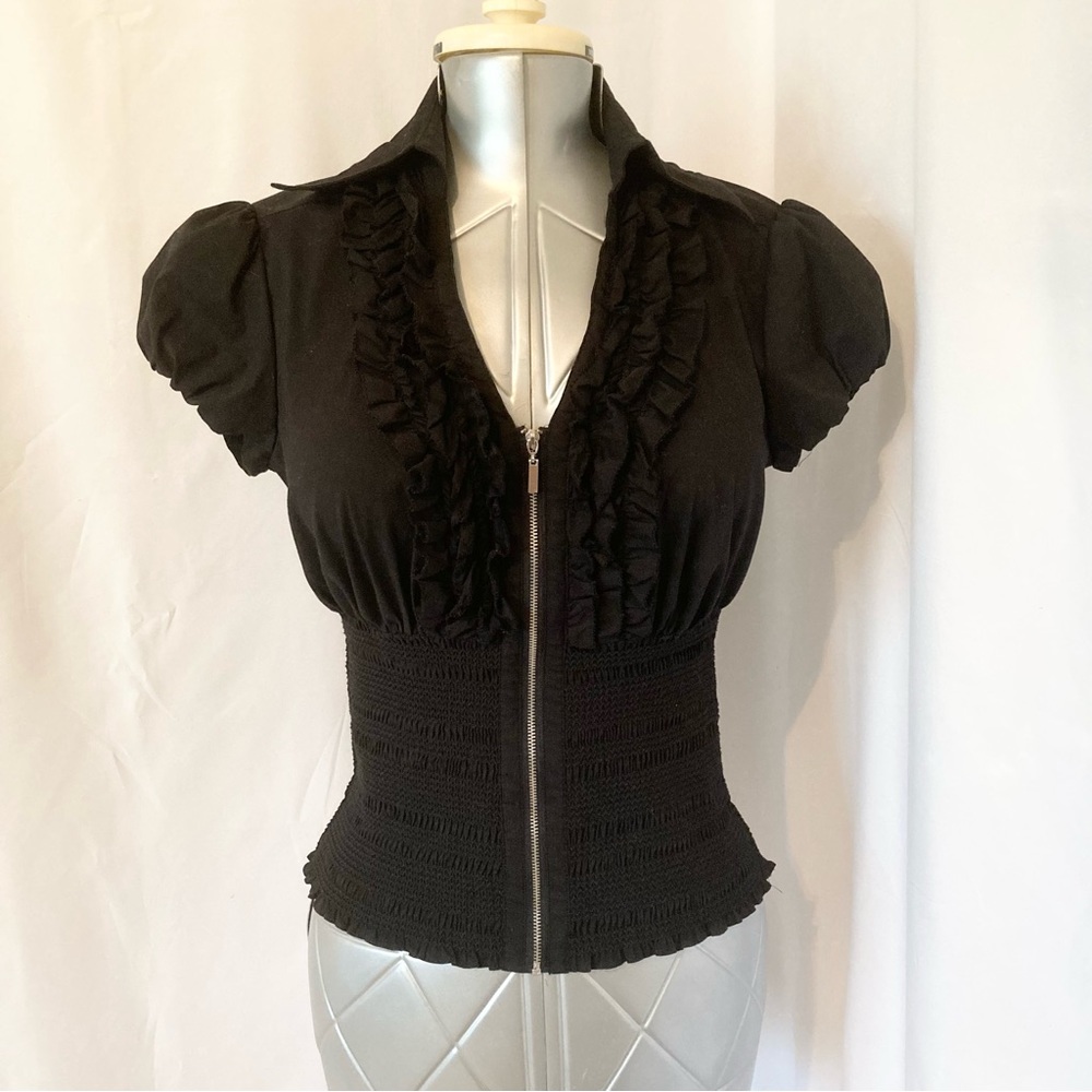 INC International Concepts Zip Up Crop Top 12